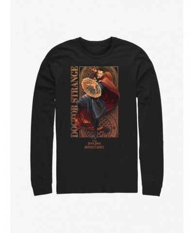 Marvel Doctor Strange In The Multiverse of Madness Strange Pattern Long-Sleeve T-Shirt $9.48 T-Shirts