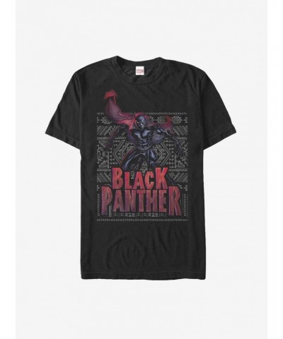 Marvel Black Panther Wakandan Pattern T-Shirt $6.50 T-Shirts