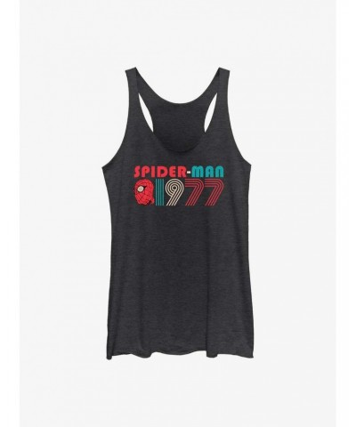 Marvel Spider-Man 60th Anniversary 1977 Retro Girls Tank $7.67 Tanks