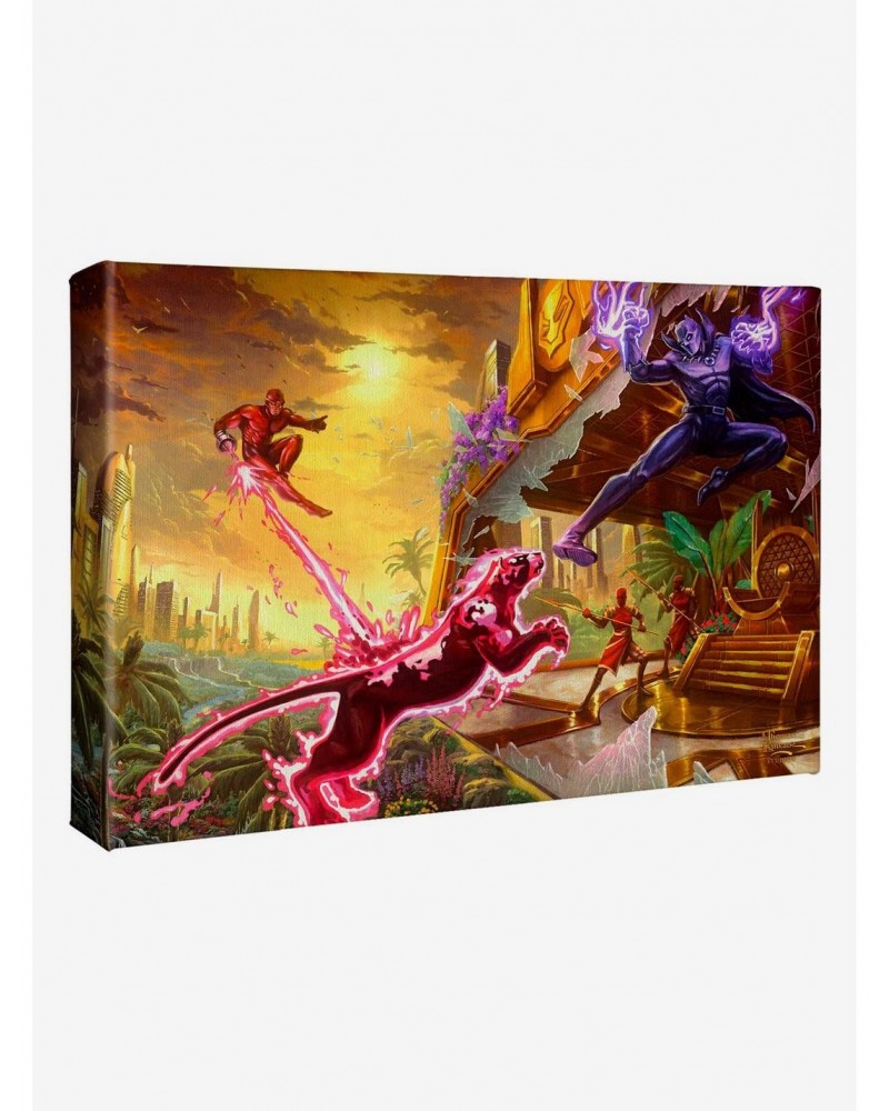 Marvel Black Panther 10" x 14" Gallery Wrapped Canvas $33.14 Canvas