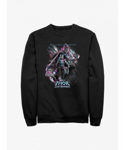 Marvel Thor: Love And Thunder Classic Adventure Sweatshirt $14.76 Sweatshirts