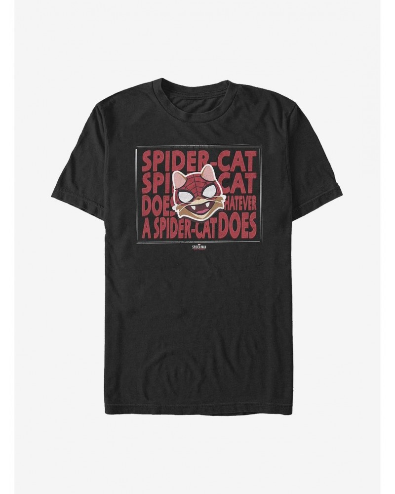 Marvel Spider-Man Whatever Spider Cat T-Shirt $6.88 T-Shirts