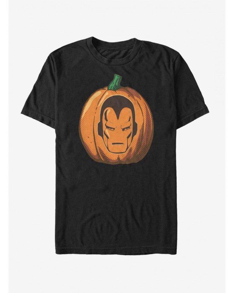 Marvel Iron Man Iron Pumpkin T-Shirt $6.88 T-Shirts