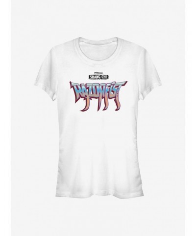 Marvel Shang-Chi And The Legend Of The Ten Rings Razorfist Logo Girls T-Shirt $8.37 T-Shirts