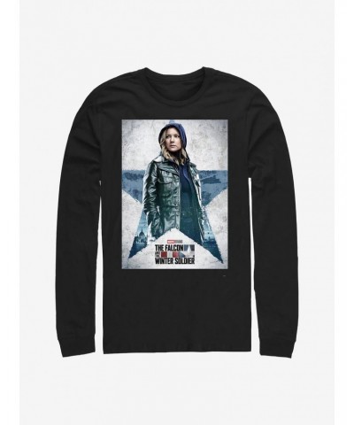 Marvel The Falcon And The Winter Soldier Carter Poster Long-Sleeve T-Shirt $9.74 T-Shirts