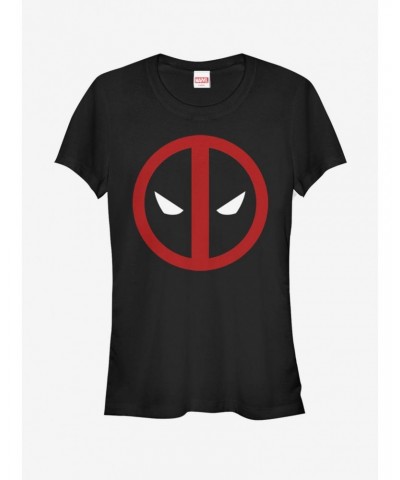 Marvel Deadpool Mask Straight Away Girls T-Shirt $6.18 T-Shirts