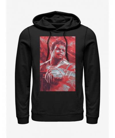 Marvel Avengers: Endgame The Hulk Painted Hoodie $13.29 Hoodies