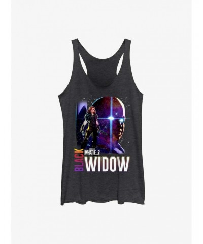 Marvel What If?? Post Apocalyptic Black Widow & The Watcher Girls Tank $9.95 Tanks