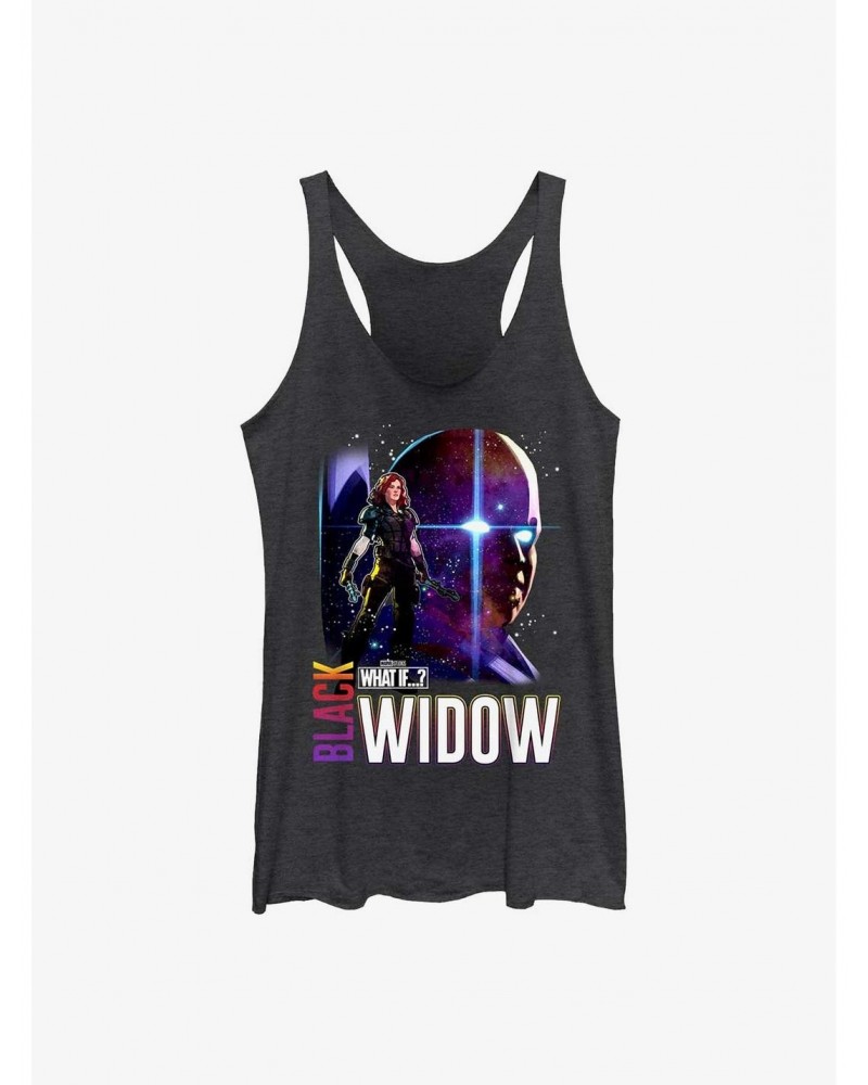 Marvel What If?? Post Apocalyptic Black Widow & The Watcher Girls Tank $9.95 Tanks