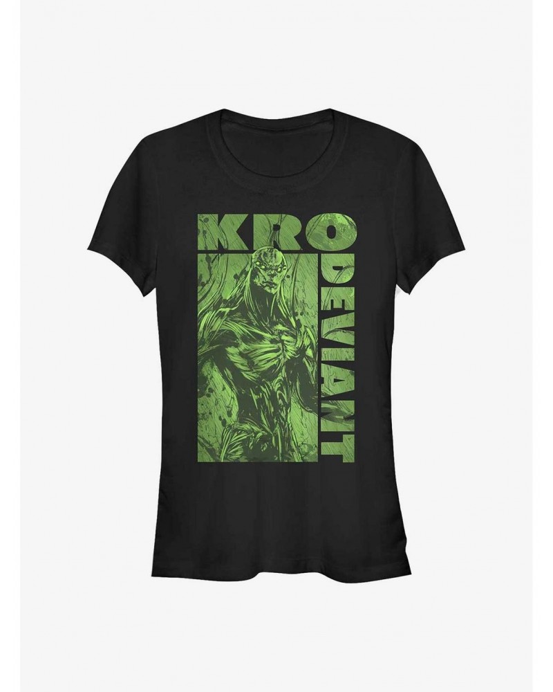 Marvel Eternals Green Kro Girls T-Shirt $6.77 T-Shirts