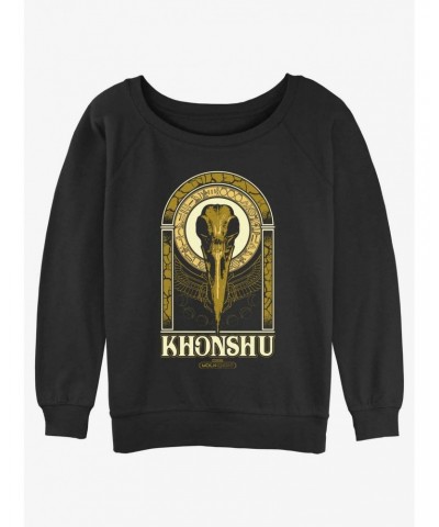 Marvel Moon Knight Khonshu Girls Slouchy Sweatshirt $9.15 Sweatshirts