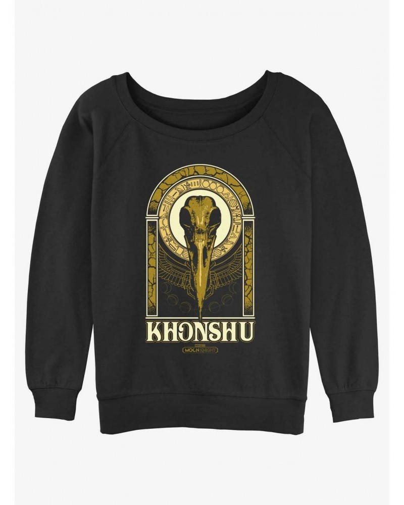 Marvel Moon Knight Khonshu Girls Slouchy Sweatshirt $9.15 Sweatshirts