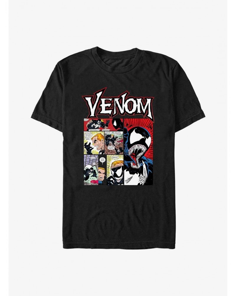 Marvel Venom Comic Panel Big & Tall T-Shirt $11.72 T-Shirts