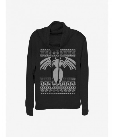 Marvel Venom Holidays Cowl Neck Long-Sleeve Girls Top $13.29 Tops