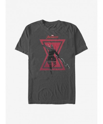 Marvel Black Widow Silhouette T-Shirt $6.88 T-Shirts