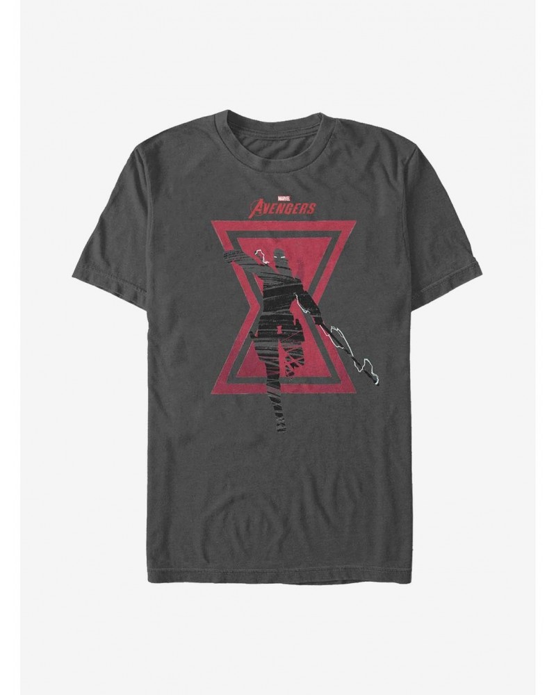 Marvel Black Widow Silhouette T-Shirt $6.88 T-Shirts