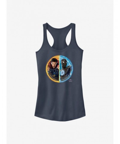 Marvel Spider-Man: No Way Home Spidey Doctor Strange Circle Girls Tank $6.37 Tanks