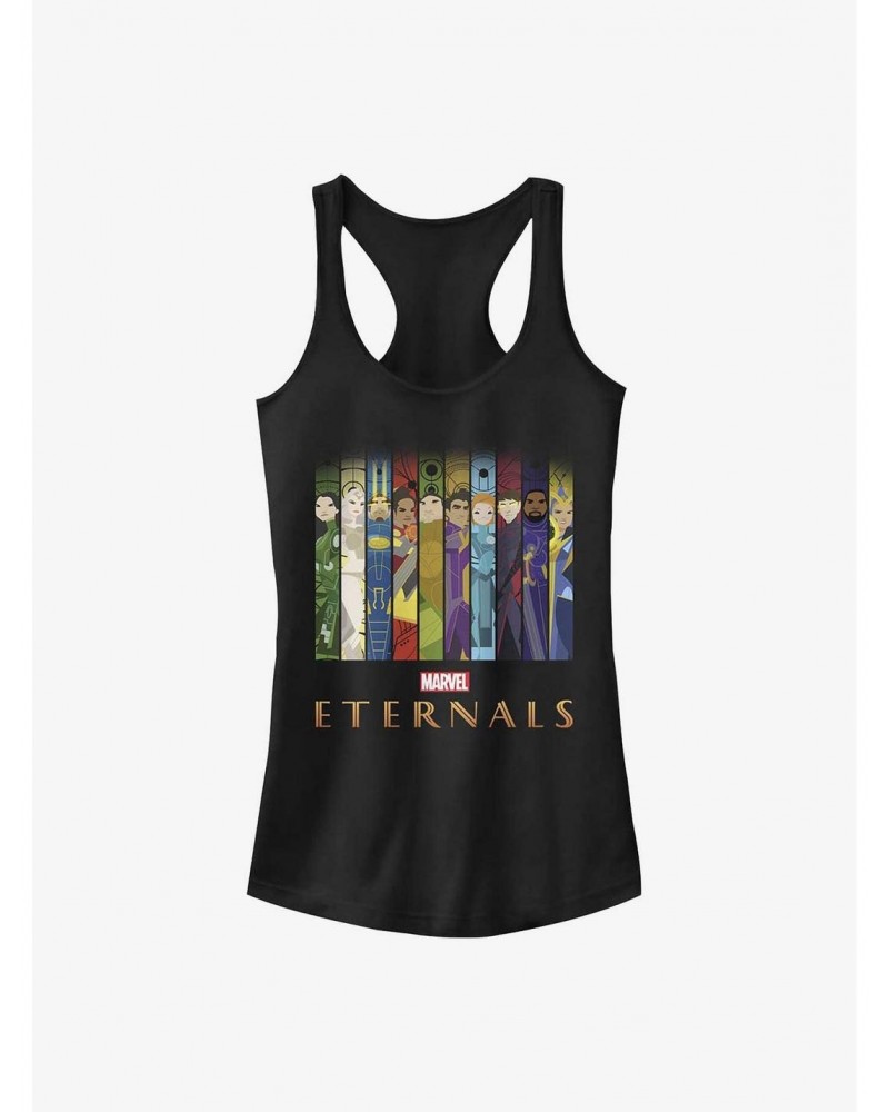 Marvel Eternals Panels Girls Tank $6.37 Tanks