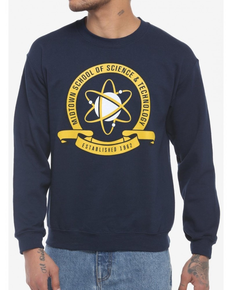 Marvel Spider-Man Midtown School Of Science & Technology Sweatshirt $12.77 Sweatshirts