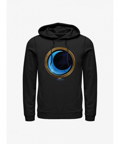 Marvel Moon Knight Moon Icon Hoodie $15.45 Hoodies