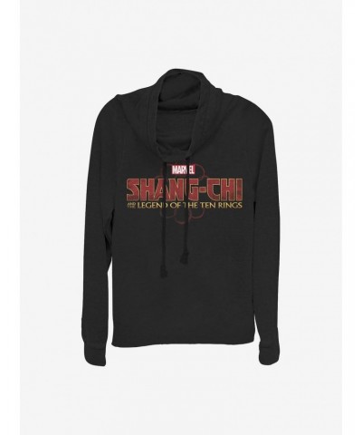 Marvel Shang-Chi And The Legend Of The Ten Rings Title Cowlneck Long-Sleeve Girls Top $14.37 Tops