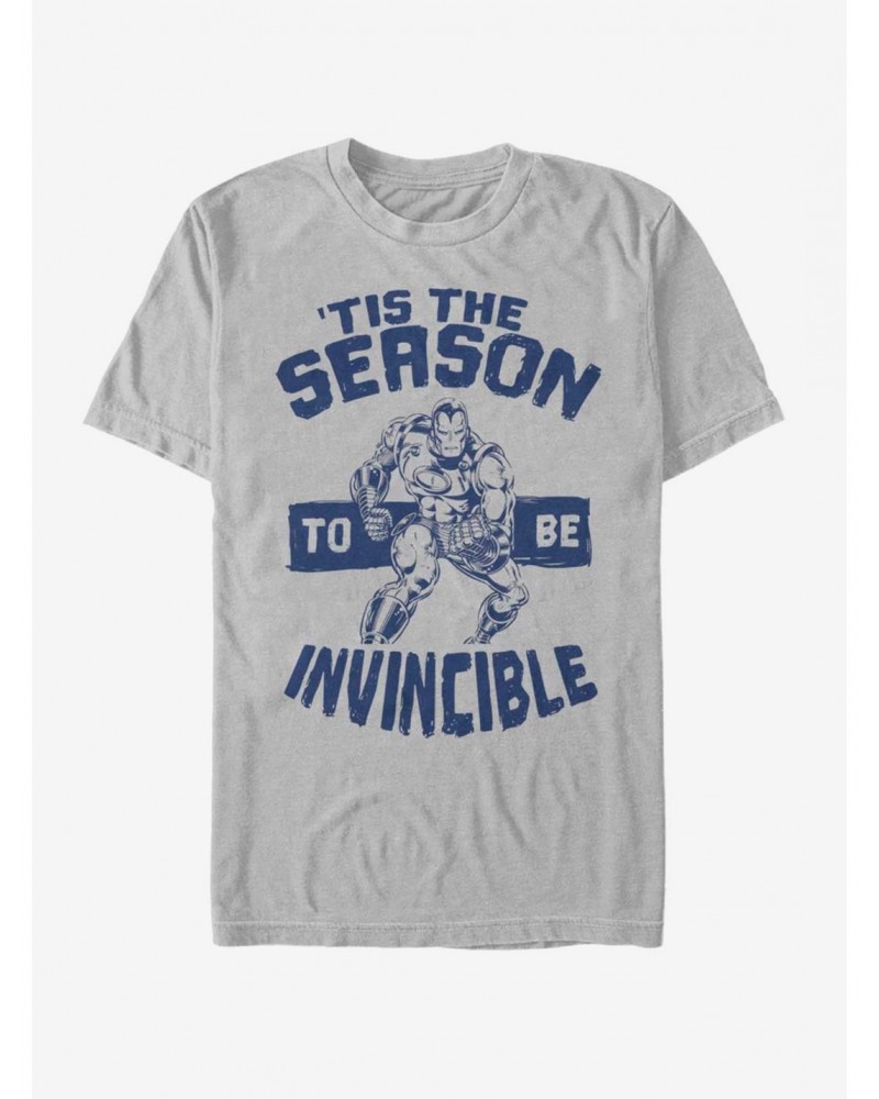 Marvel Silver Age Iron Man Invincible Season T-Shirt $9.18 T-Shirts