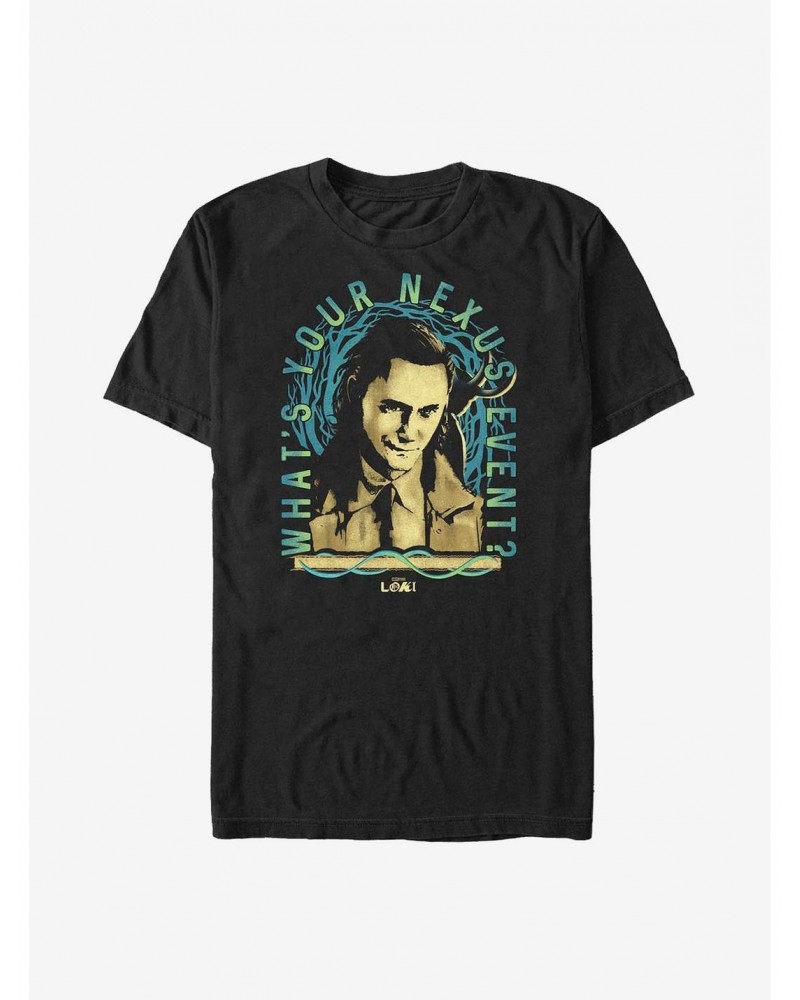 Marvel Loki What's Your Nexus Event? Frame T-Shirt $7.65 T-Shirts