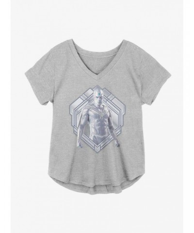 Marvel WandaVision White Vision Girls Plus Size T-Shirt $11.33 T-Shirts