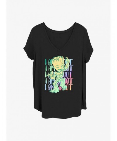 Marvel Guardians of the Galaxy Dancing Groot Girls T-Shirt Plus Size $6.94 T-Shirts