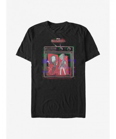 Marvel WandaVision Retro Television T-Shirt $7.27 T-Shirts