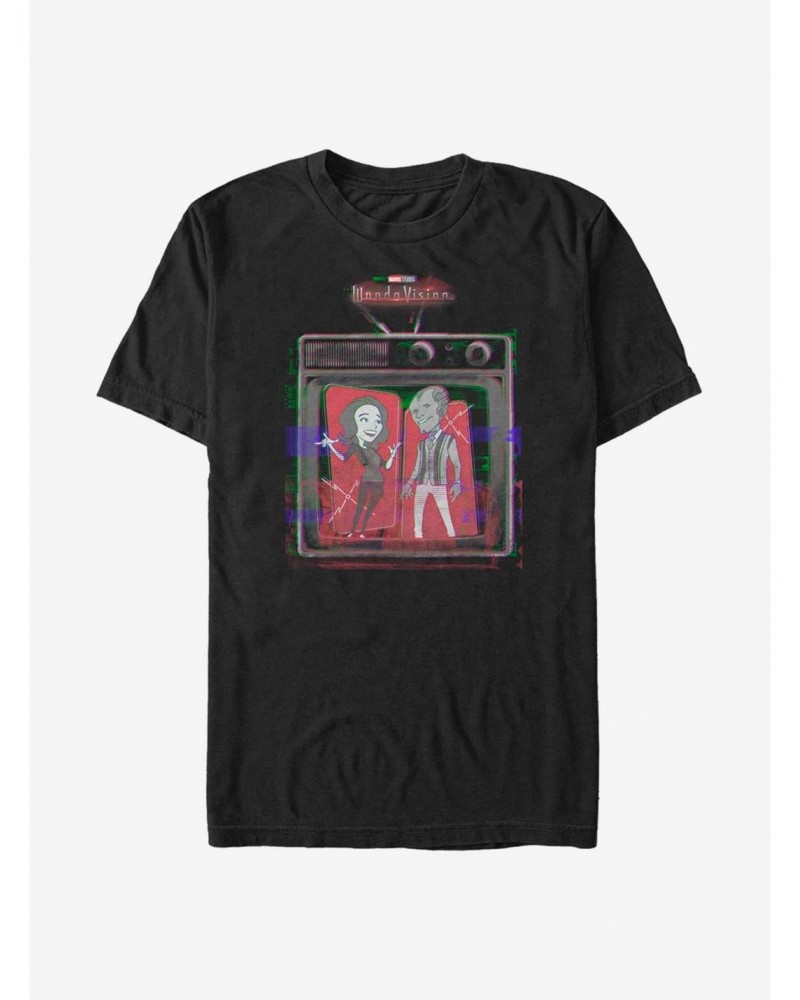 Marvel WandaVision Retro Television T-Shirt $7.27 T-Shirts