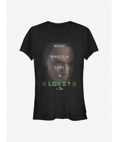 Marvel Loki What Makes A Loki Girls T-Shirt $6.37 T-Shirts