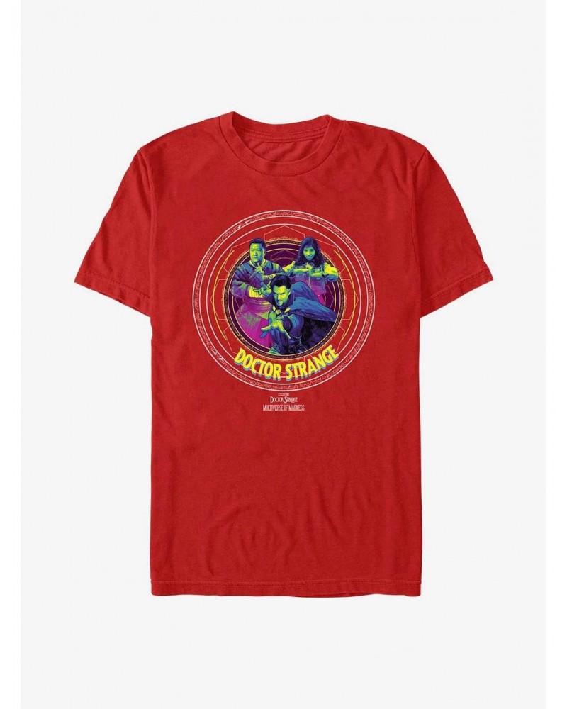 Marvel Doctor Strange In The Multiverse Of Madness Runes Badge T-Shirt $5.93 T-Shirts