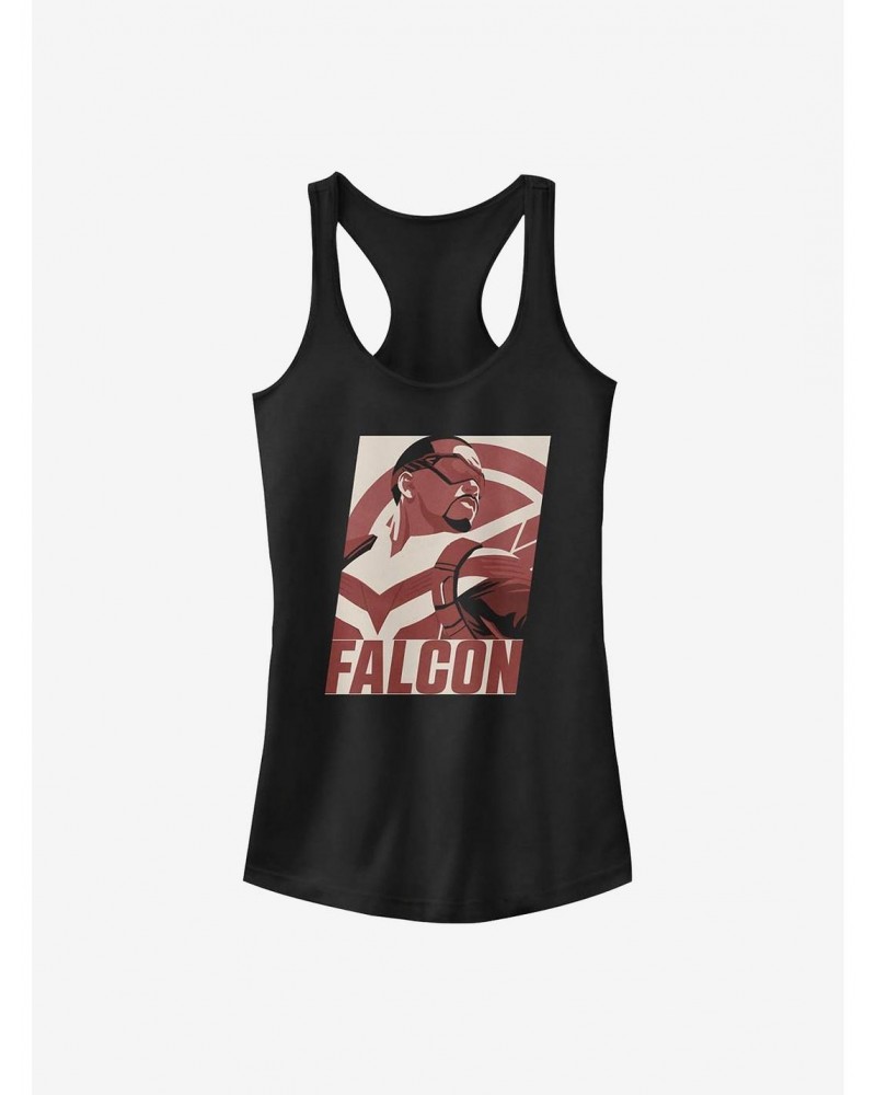 Marvel The Falcon And The Winter Soldier Falcon Poster Girls Tank $9.96 Tanks