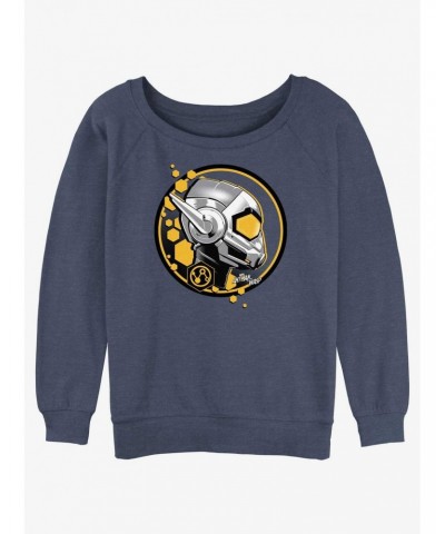 Marvel Ant-Man and the Wasp: Quantumania Wasp Stamp Slouchy Sweatshirt $12.40 Sweatshirts