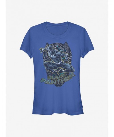 Marvel Black Panther Golden Panther Girls T-Shirt $7.37 T-Shirts