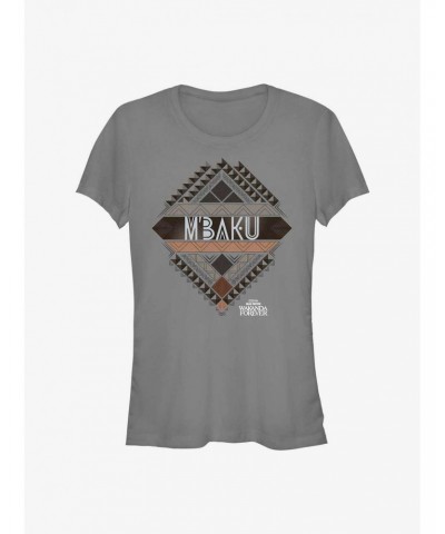 Marvel Black Panther: Wakanda Forever M'Baku Crest Girls T-Shirt $7.97 T-Shirts