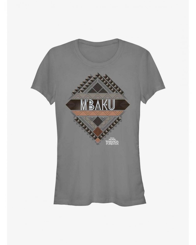 Marvel Black Panther: Wakanda Forever M'Baku Crest Girls T-Shirt $7.97 T-Shirts