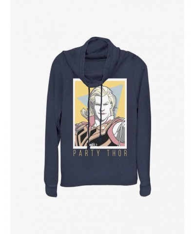 Marvel What If Simple Party Thor Girls Long Sleeve T-Shirt $13.65 T-Shirts