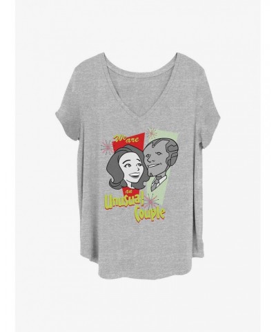 Marvel WandaVision Paired Couple Girls T-Shirt Plus Size $9.48 T-Shirts