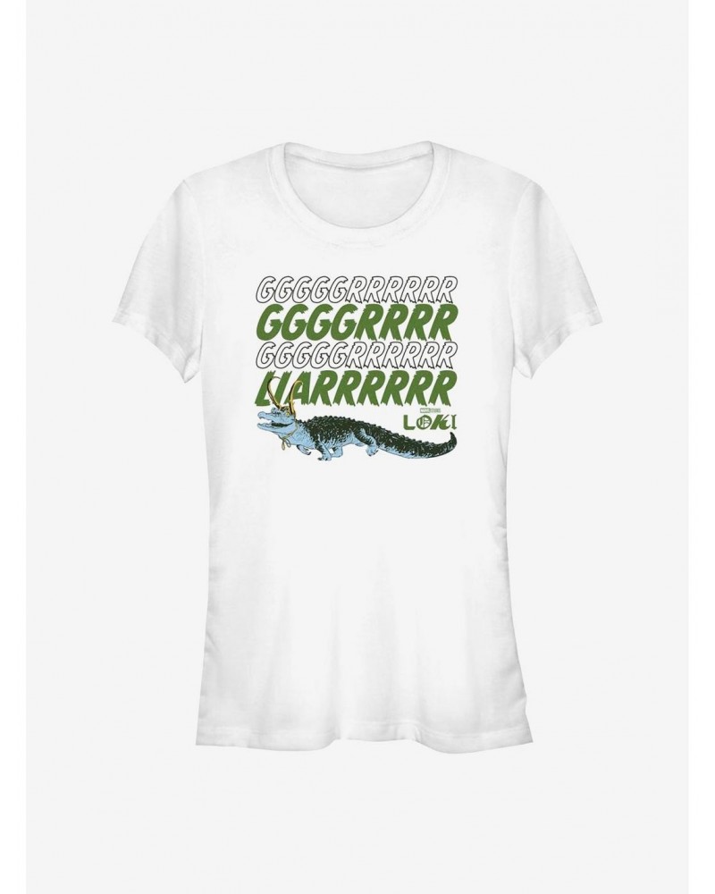 Marvel Loki Grrr Liar Alligator Girls T-Shirt $7.37 T-Shirts