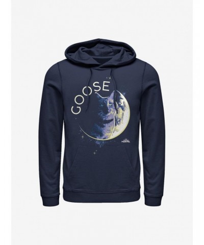 Marvel Captain Marvel Goose Moon Hoodie $15.09 Hoodies