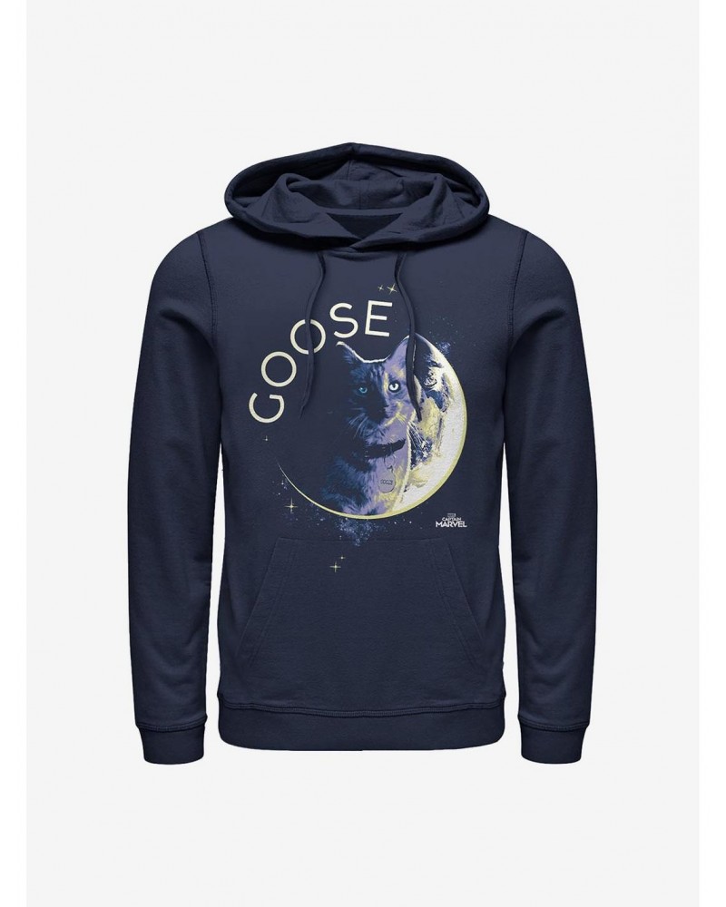 Marvel Captain Marvel Goose Moon Hoodie $15.09 Hoodies