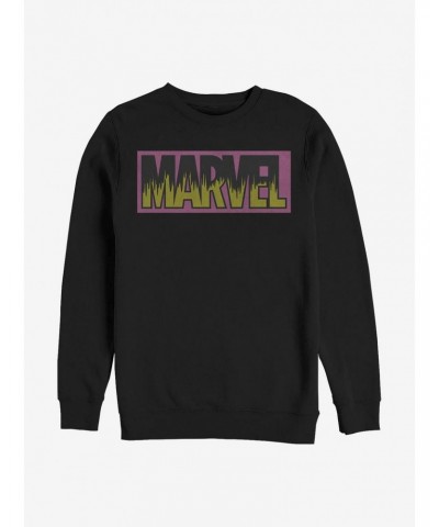 Marvel Neon Logo Sweatshirt $10.63 Sweatshirts