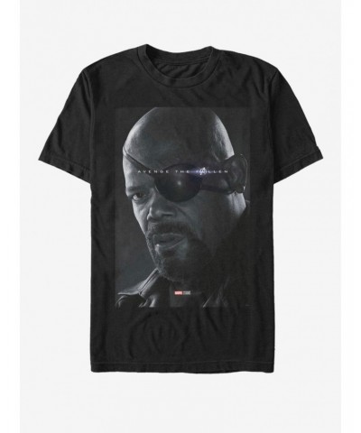 Marvel Avengers: Endgame Avenge Nick Fury T-Shirt $7.84 T-Shirts