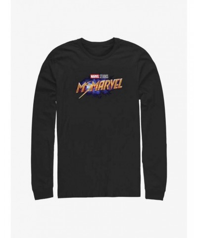 Marvel Ms. Marvel Logo Long-Sleeve T-Shirt $12.63 T-Shirts