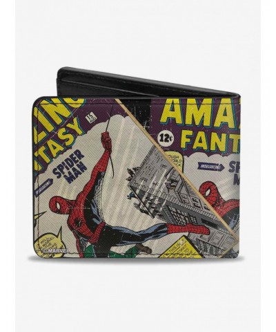 Marvel Spider-Man Carrying Man Amazing Fantasy Comic Book Cover Bi-Fold Wallet $8.51 Wallets