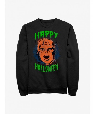 Marvel Captain America Happy Halloween Sweatshirt $8.86 Sweatshirts