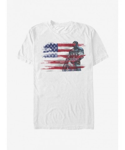 Marvel Captain America Captain Inkflag T-Shirt $6.50 T-Shirts