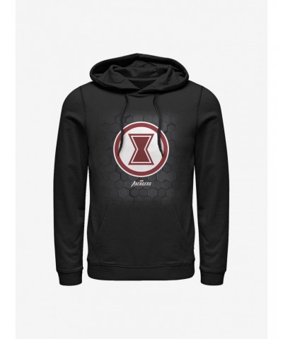 Marvel Black Widow Hex Logo Hoodie $16.16 Hoodies